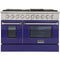 Kucht 48-Inch 6.7 Cu. Ft. Gas Range with Grill/Griddle in Blue (KNG481-B)