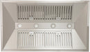Kucht Professional 48 in. Island Mounted Range Hood 900CFM in Stainless Steel (KRH4812IS) Range Hoods Kucht 