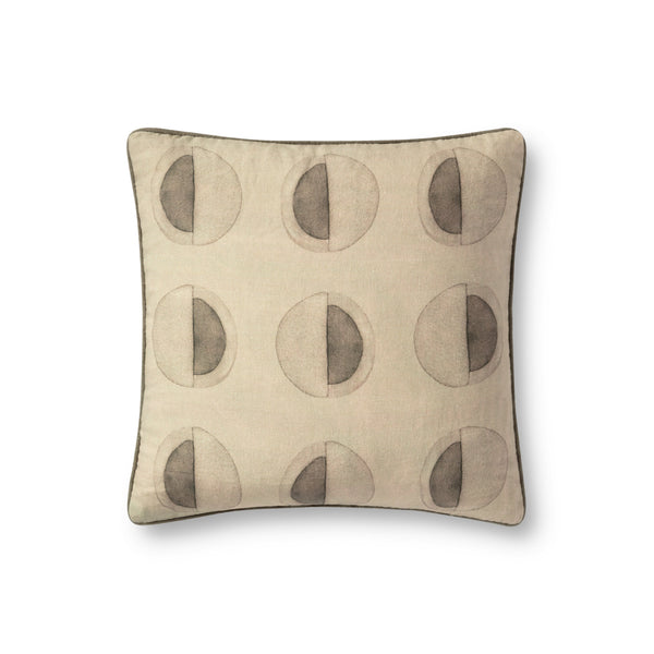 Loloi Pillows With Down Fill In Olive / Green (P0935) Loloi 