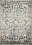 Loloi Transitional Clara Polypropylene & Polyester Power Loomed Rug in Blue, Gray (AF-20) Rugs Loloi Rugs 