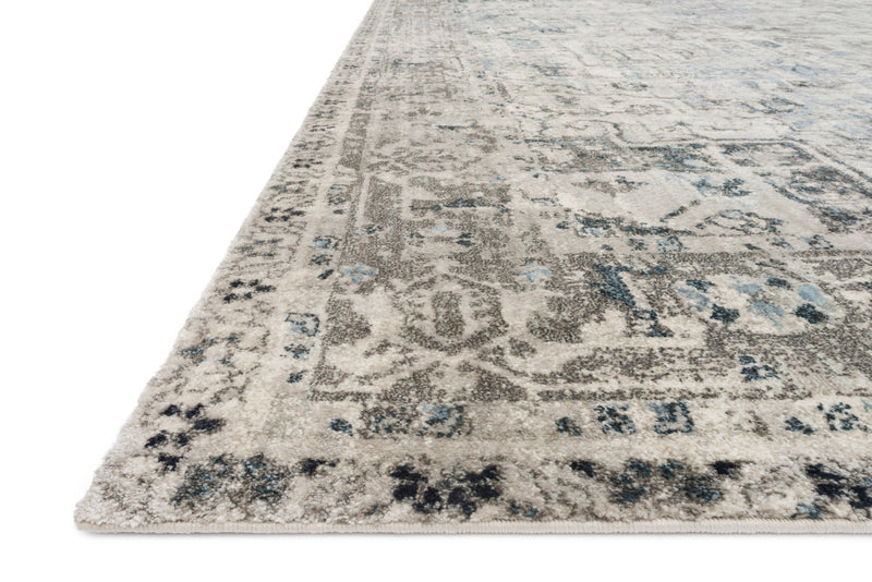 Loloi Transitional Clara Polypropylene & Polyester Power Loomed Rug in Blue, Gray (AF-20) Rugs Loloi Rugs 