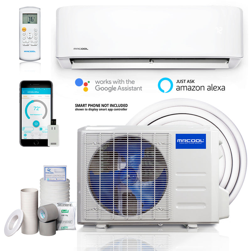 MRCOOL Advantage 4th Gen 18K BTU, 19 SEER, Ductless Mini Split Air Conditioner and Heat Pump with 16 Ft. Line Set (A-18-HP-230C)