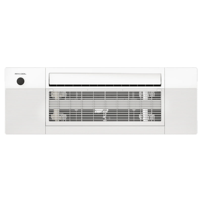 MRCOOL DIY 4th Gen Mini Split - 2-Zone 18,000 BTU Ductless Cassette Air Conditioner and Heat Pump with 9K + 9K Cassette Air Handlers, 50 ft. Line Sets, and Install Kit