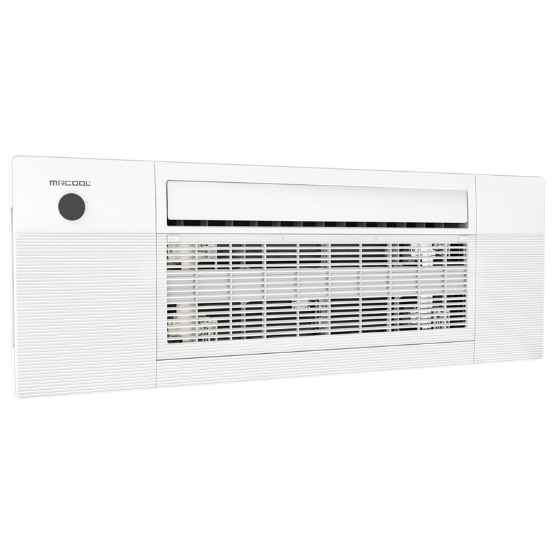MRCOOL DIY 4th Gen Mini Split - 2-Zone 36,000 BTU Ductless Cassette Air Conditioner and Heat Pump with 12K + 18K Cassette Air Handlers, 25 ft. Line Sets, and Install Kit