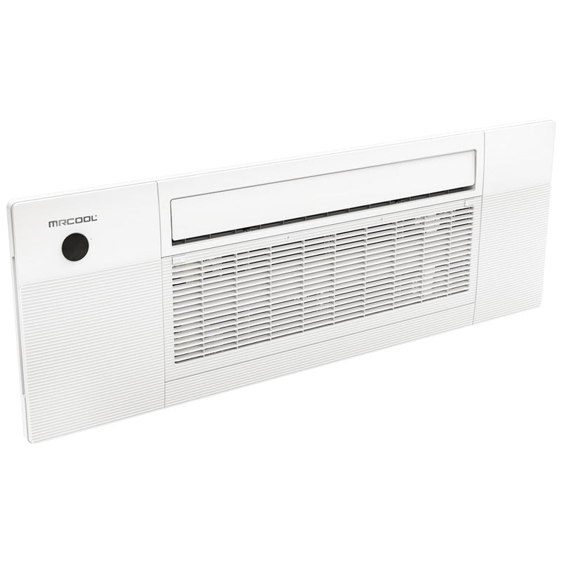 MRCOOL DIY 4th Gen Mini Split - 2-Zone 27,000 BTU Ductless Cassette Air Conditioner and Heat Pump with 12K + 18K Cassette Air Handlers, 66 ft. Line Sets, and Install Kit