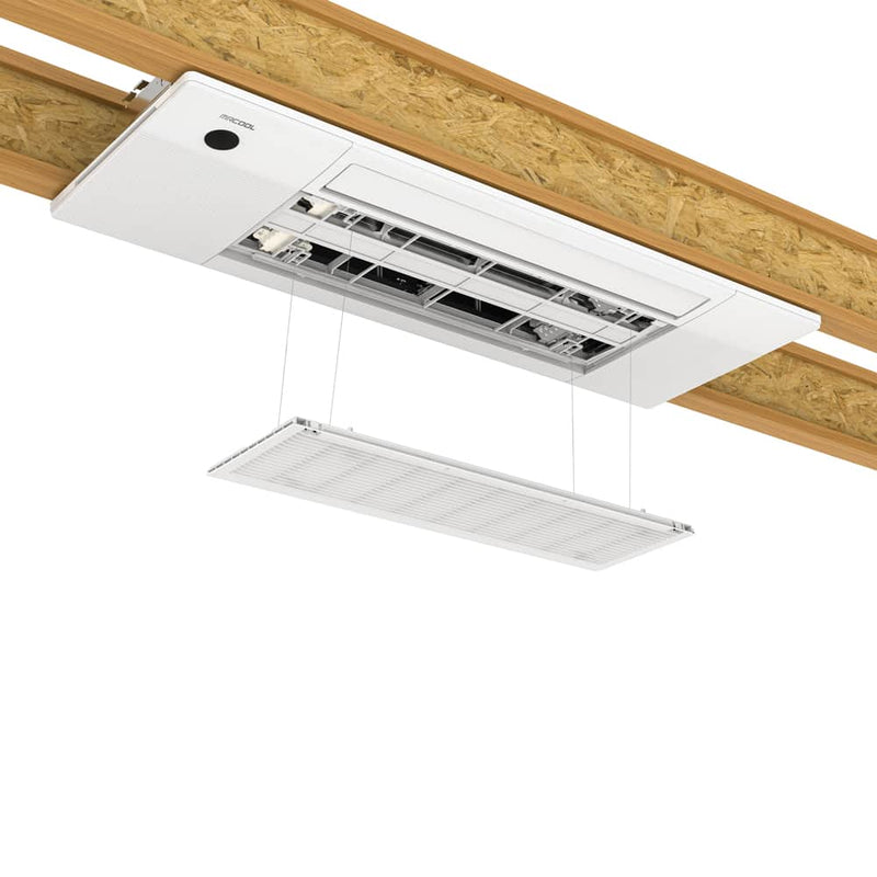 MRCOOL DIY 4th Gen Mini Split - 4-Zone 48,000 BTU Ductless Cassette Air Conditioner and Heat Pump with 12K + 12K + 12K + 18K Cassette Air Handlers, 16 ft. Line Sets, and Install Kit