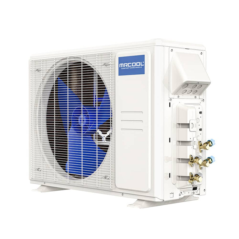 MRCOOL DIY 4th Gen Mini Split - 3-Zone 36,000 BTU Ductless Cassette Air Conditioner and Heat Pump with 9K + 9K + 18K Cassette Air Handlers, 16 ft. Line Sets, and Install Kit