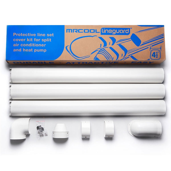 MRCOOL LineGuard 4.5-Inch 16-Piece Complete Line Set Cover Kit for Ductless Mini-Split or Central System (MLG450)
