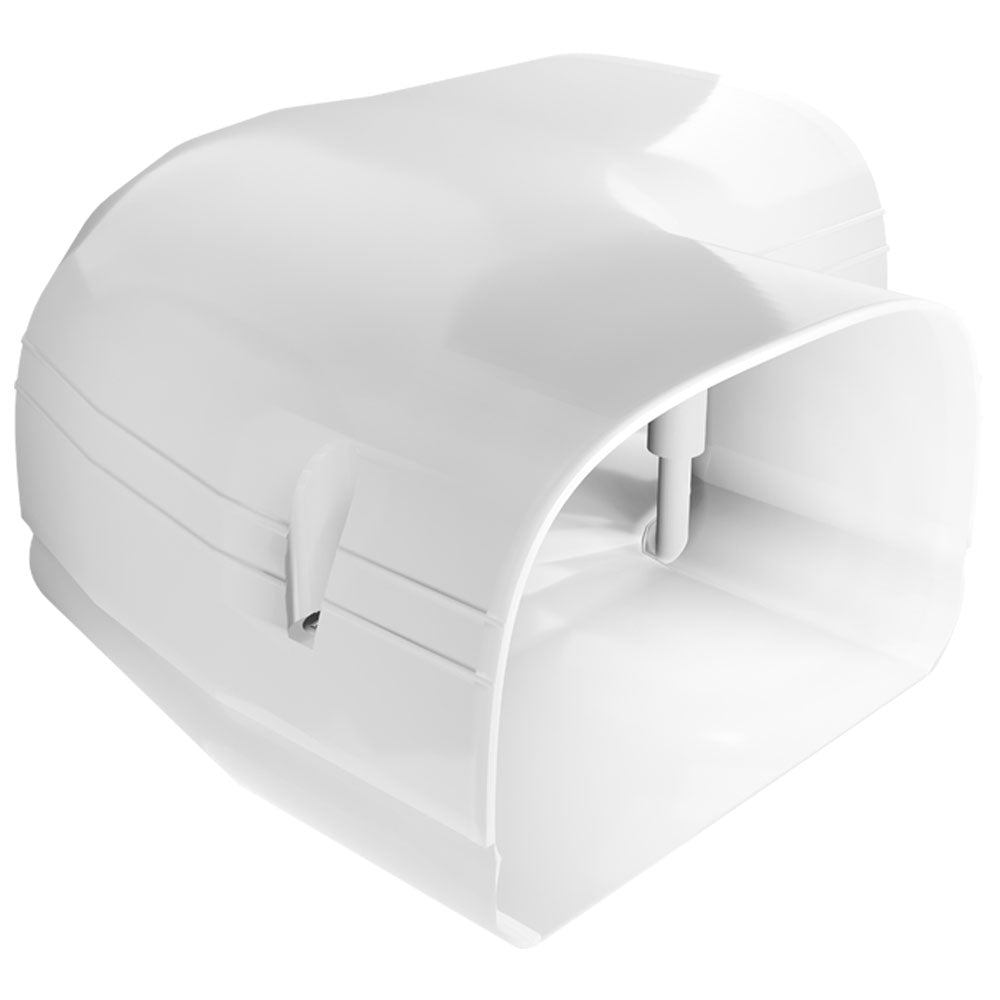 MRCOOL LineGuard white line set cover kit elbow-style insulated cover with mounting tabs