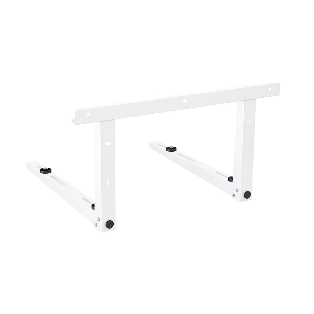 MRCOOL mini-split condenser wall mount kit: two-piece white bracket assembly