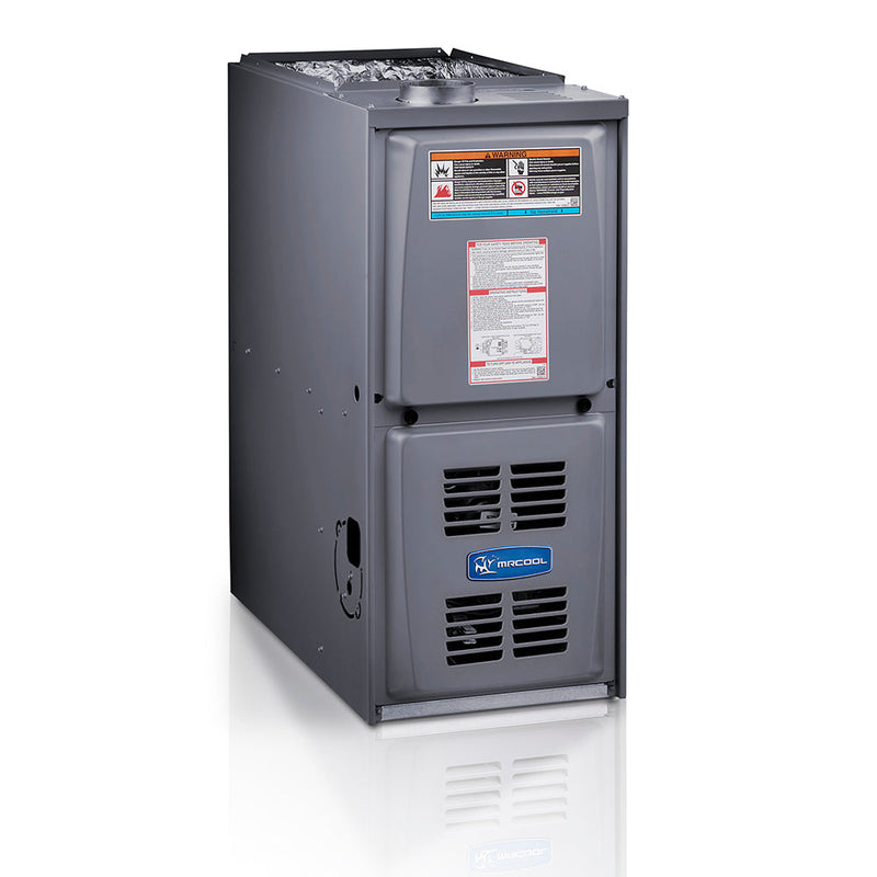 MRCOOL Signature Series - Central Air Conditioner & Gas Furnace Split System - 3.5 Ton, 15 SEER, 42K BTU, 80% AFUE - 17.5-Inch Cabinet - Horizontal