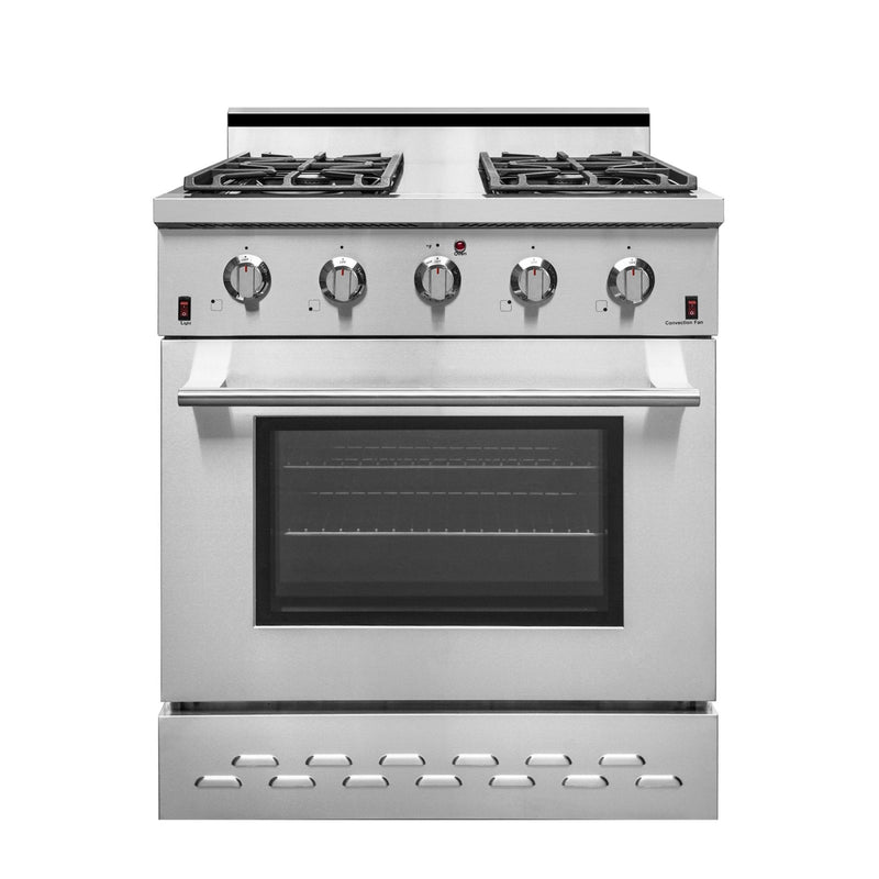 NXR 30" 4.5 cu.ft. Pro-Style Gas Range with Convection Oven in Stainless Steel (SC3055) Ranges NXR 