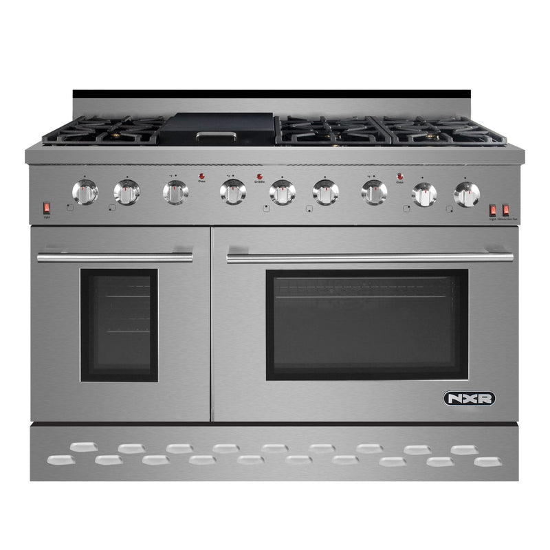 NXR 48" 7.2 cu.ft. Pro-Style Gas Range with Convection Oven in Stainless Steel (SC4811) Ranges NXR 