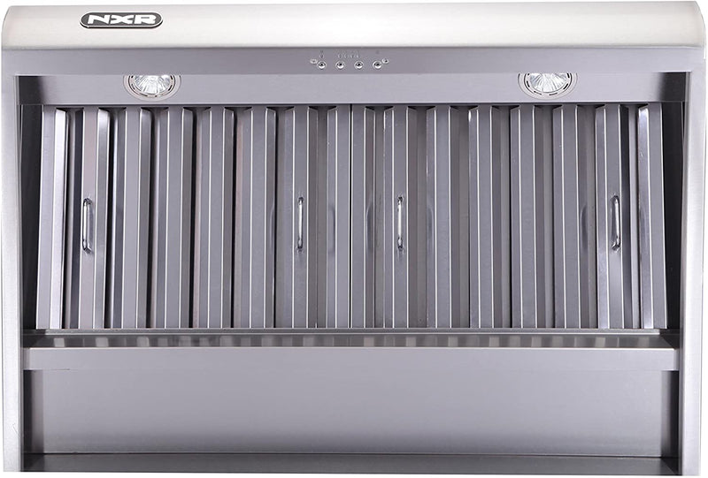 NXR 48" Gas Range & Under Cabinet Hood Bundle in Stainless Steel (SC4811RHBD) Appliance Package NXR 