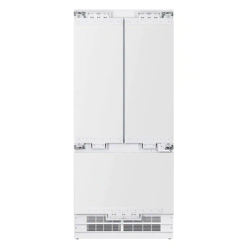 Kucht 5-Piece Appliance Package - 30-Inch Gas Range, 36-Inch Panel Ready Refrigerator, Wall Mount Hood, Panel Ready Dishwasher, & Microwave Oven