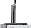 Perlick 15" Signature Series Indoor Beer Dispenser with Draft Arm Tower in Stainless Steel, Left Hinge (HP15TS-4-1L-1) Beverage Centers Perlick 