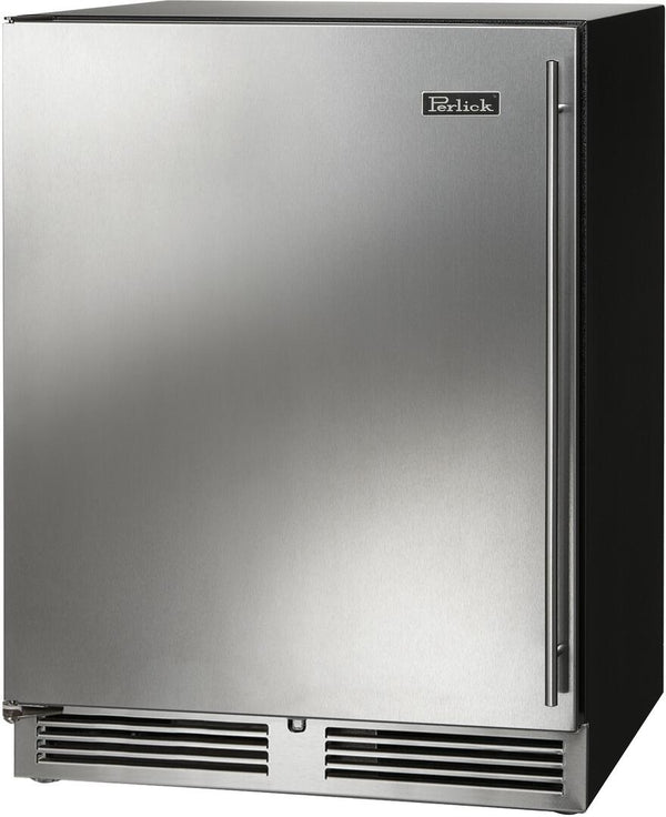 Perlick 24" Built-In Counter Depth Compact Refrigerator with 4.8 cu. Ft in Stainless Steel (HA24RB41L) Beverage Centers Perlick 