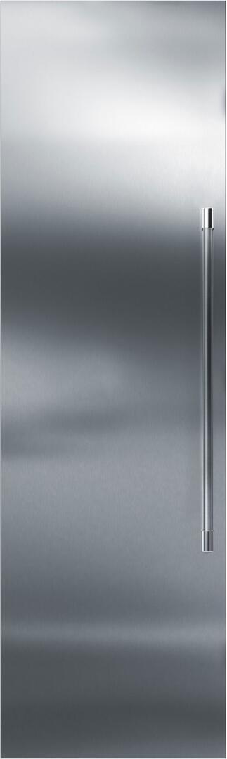 24-inch stainless steel door panel with vertical pro handle on right edge