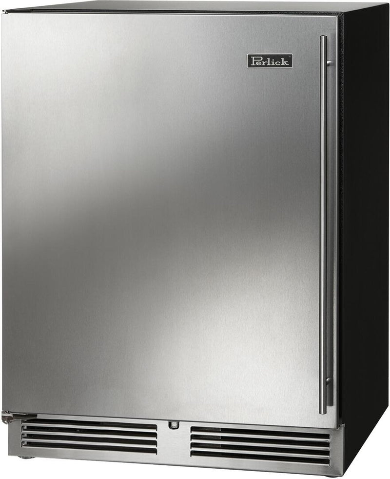 Perlick C Series 24" 5.2 cu. ft. Capacity Built-In Beverage Center with 5.2 cu. ft. Capacity in Stainless Steel, Left Hinge (HC24BB-4-1L) Beverage Centers Perlick 