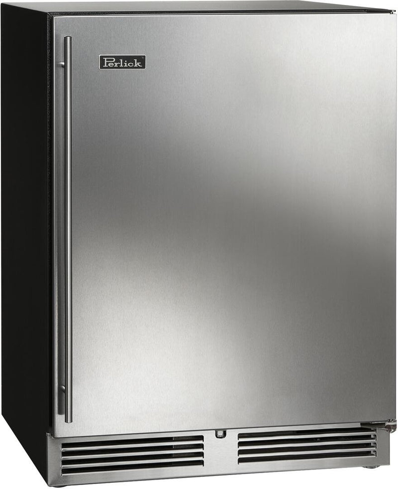 Perlick C Series 24" Built-In Counter Depth Compact Refrigerator with 5.2 cu. ft. Capacity in Stainless Steel (HC24RB-4-1L & HC24RB-4-1R) Refrigerators Perlick No Right 
