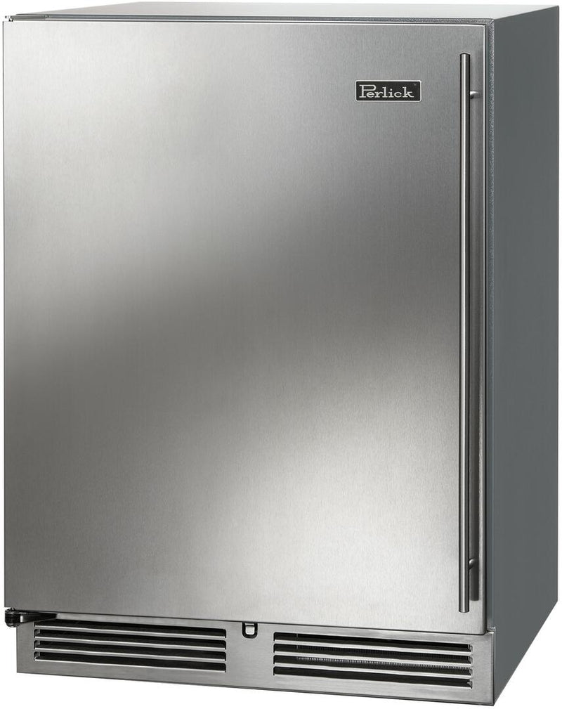 Perlick C Series 24" Outdoor Built-In Counter Depth Compact Refrigerator with 5.2 cu. ft. Capacity in Stainless Steel (HC24RO-4-1L) Beverage Centers Perlick 