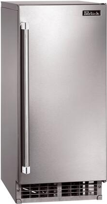 Perlick Series 15" Outdoor Built-In Ice Maker, 55 lbs. Daily Ice Production, in Stainless Steel, Left Hinge (H50IMS-L) Ice Makers Perlick Right 
