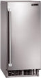 Perlick Series 15-Inch Outdoor Undercounter Ice Maker with 55 lbs, Panel Ready with Stainless Steel Interior, Reversible Hinge (H50IMW)