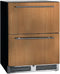 Perlick Series 24-Inch Built-In Counter Depth Refrigerator Drawer with 4.8 cu. ft. Capacity, Panel Ready with Stainless Steel Interior (HA24RB-4-6)