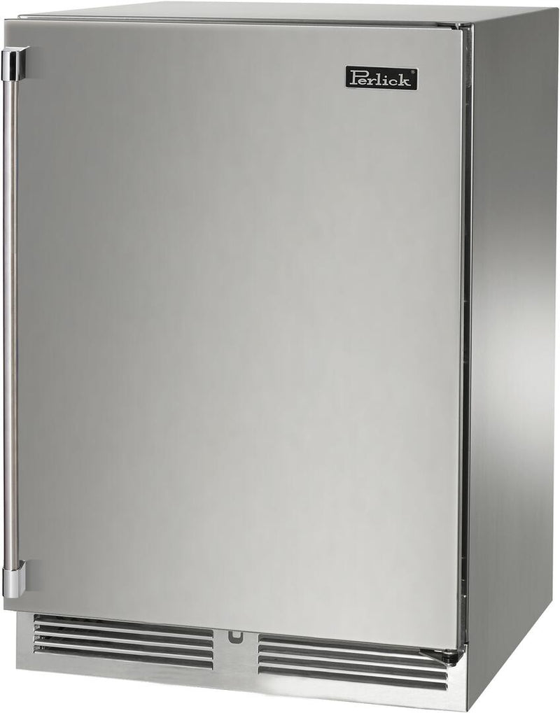 Perlick Signature Series 24" 5 cu. ft. Capacity Built-In Beverage Center with 5 cu. ft. Capacity in Stainless Steel (HP24CS-4-1L & HP24CS-4-1R) Beverage Centers Perlick No Right 