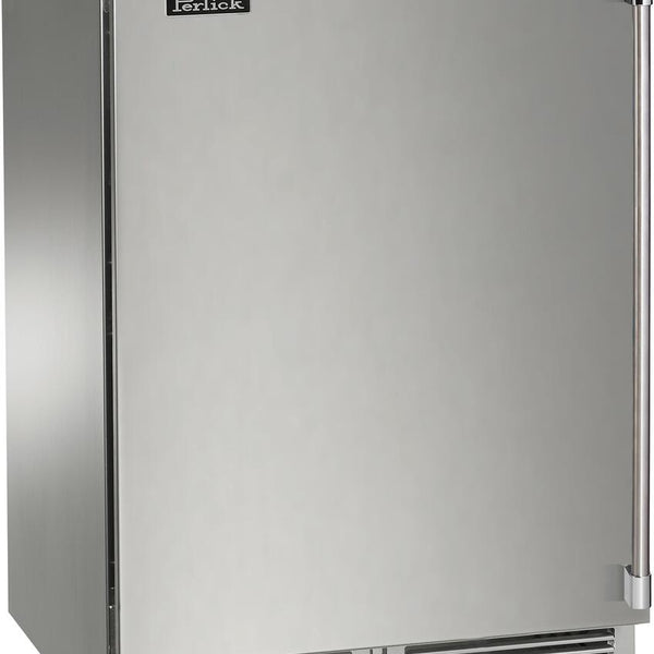 Perlick 24 Signature Series Outdoor Refrigerator - HP24RO, Right Hinge / Stainless Steel Solid Door