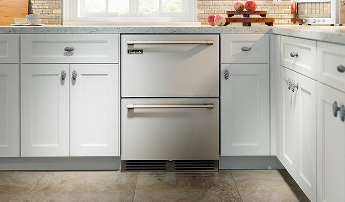 Perlick Signature Series 24-Inch Built-In Counter Depth Drawer Dual Zo