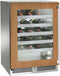Perlick Signature Series 24-Inch Built-In Single Zone Wine Cooler with 45 Bottle Capacity, Panel Ready with Glass Door (HP24WS-4-4L & HP24WS-4-4R)