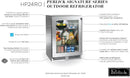 Perlick Signature Series 24" Outdoor Built-In Counter Depth Compact Refrigerator with 5.2 cu. ft. Capacity in Stainless Steel and Glass Door, Left Hinge (HP24RO-4-3L) Refrigerators Perlick 