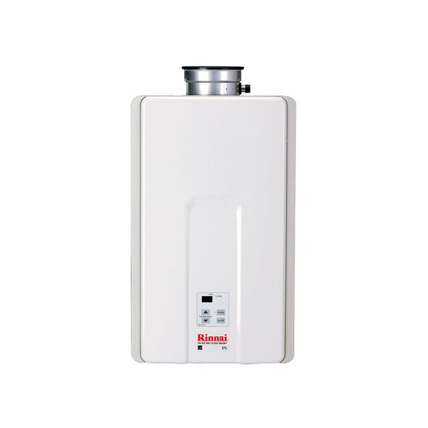 Rinnai 6.5 GPM Residential Indoor Natural Gas Tankless Water Heater with 150,000 BTU Max Input and Electronic Water Control from the Value Series (V65iN) Water Heater Rinnai 