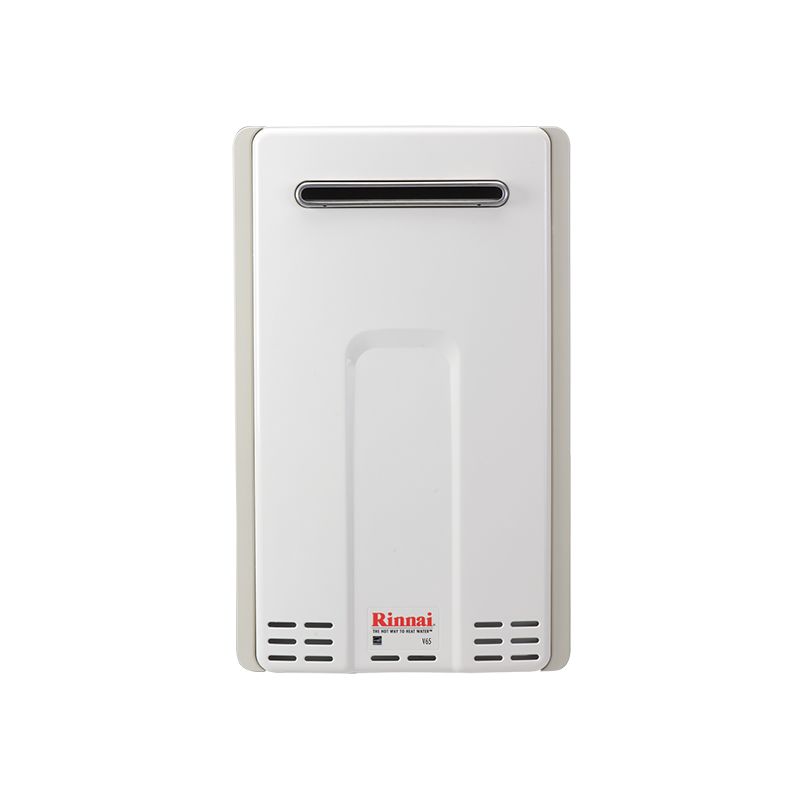 Rinnai 6.5 GPM Residential Outdoor Liquid Propane Tankless Water Heater with 150,000 BTU Max Input and Electronic Water Control from the Value Series (V65eP) Water Heater Rinnai 