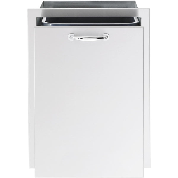 Summerset 20" Roll-Out Stainless Steel Double Trash / Recycling Bin (SSTD2-20) Home Outlet Direct 