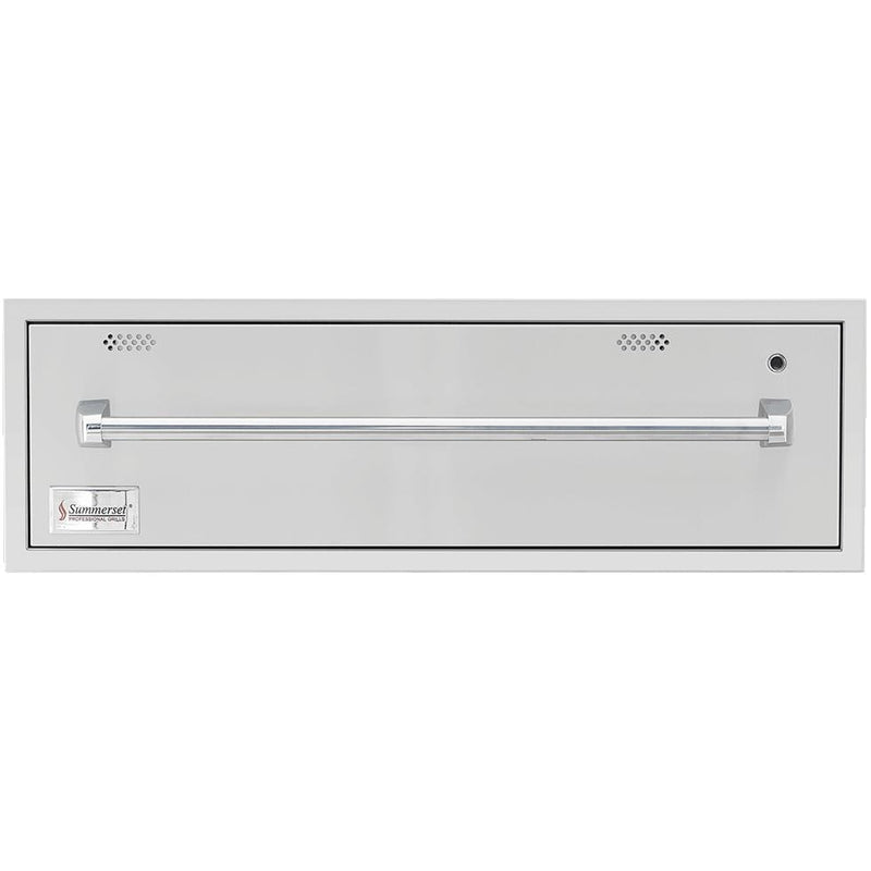 Summerset 36" Built-In 120V Electric Outdoor Warming Drawer (SSWD-36) Home Outlet Direct 