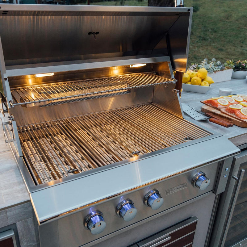 Summerset Alturi 36" 3-Burner Built-In Natural Gas Grill With Stainless Steel Burners & Rotisserie (ALT36T-NG) Home Outlet Direct 