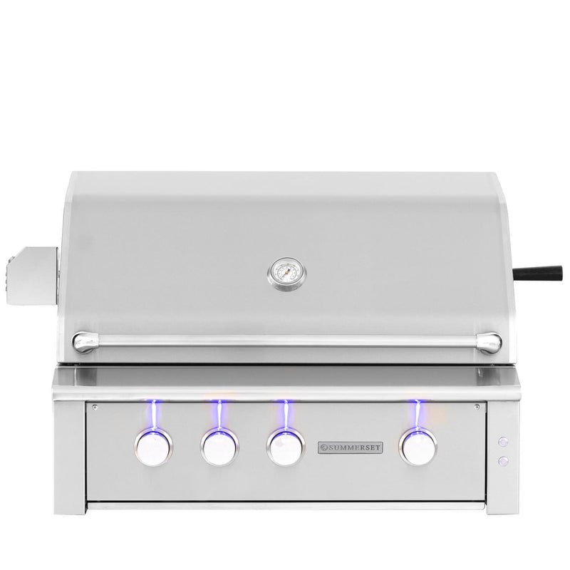 Summerset Alturi 36" 3-Burner Built-In Propane Gas Grill With Stainless Steel Burners & Rotisserie (ALT36T-LP) Home Outlet Direct 