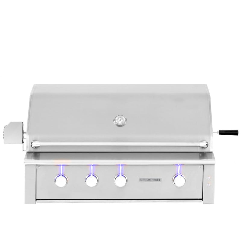 Summerset Alturi 42" 3-Burner Built-In Propane Gas Grill With Stainless Steel Burners & Rotisserie (ALT42T-LP) Home Outlet Direct 