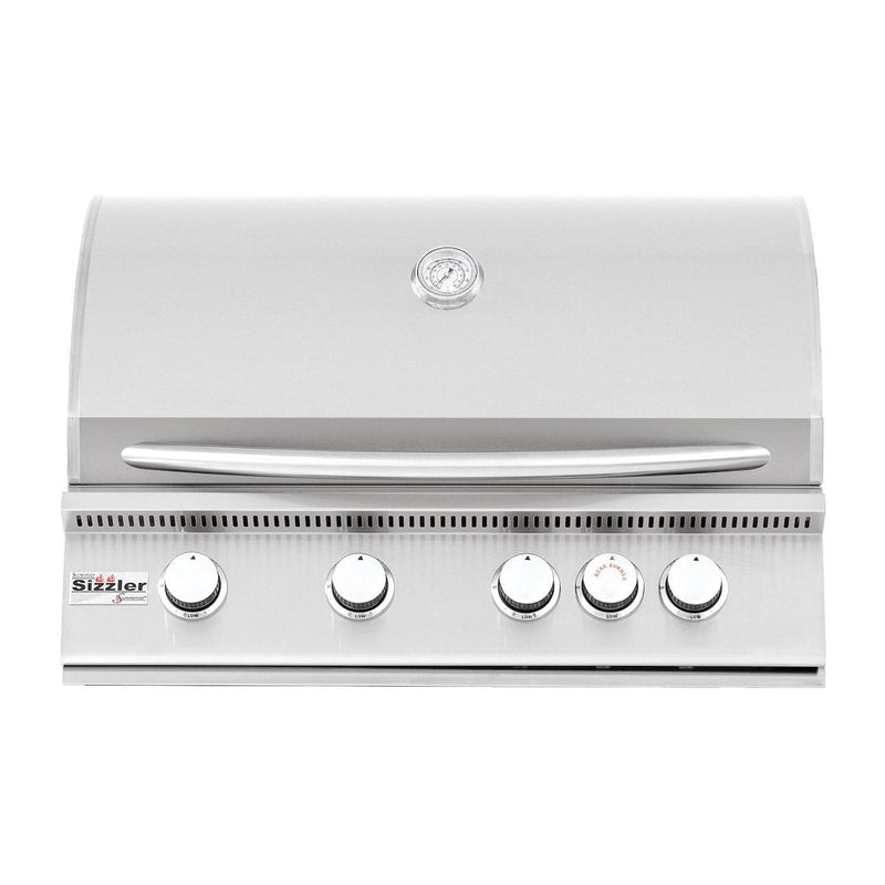 Summerset Sizzler 32" 4-Burner Built-In Natural Gas Grill With Rear Infrared Burner (SIZ32-NG) Home Outlet Direct 