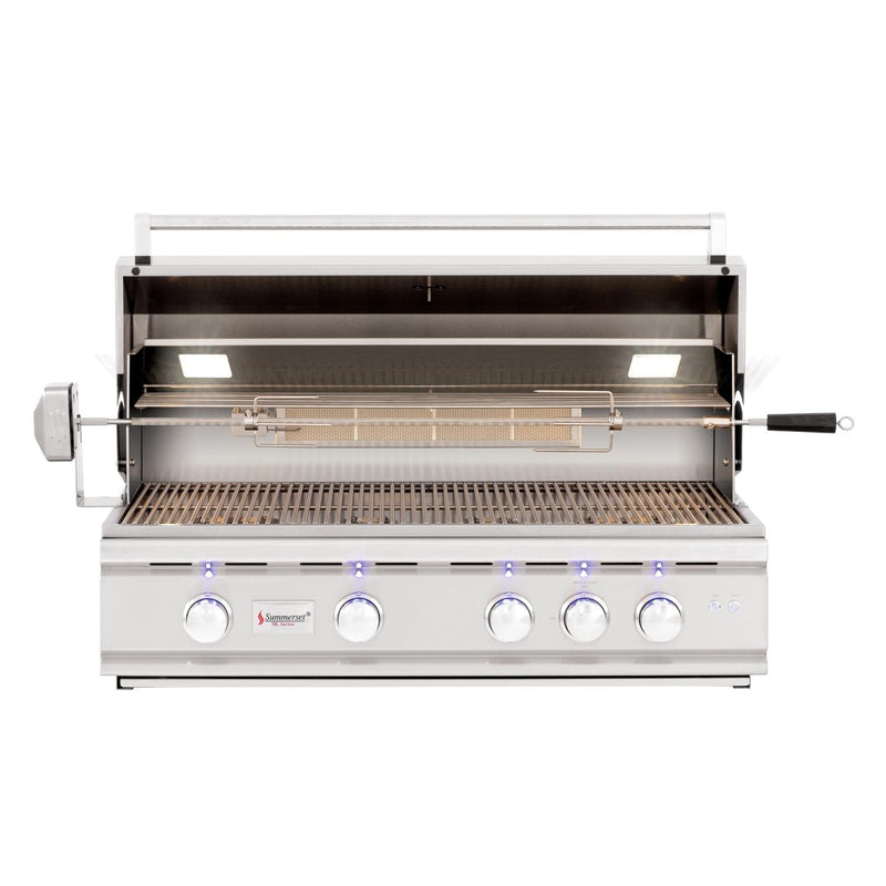 Summerset TRL 38-Inch 4-Burner Built-In Natural Gas Grill With Rotisserie (TRL38-NG) Home Outlet Direct 
