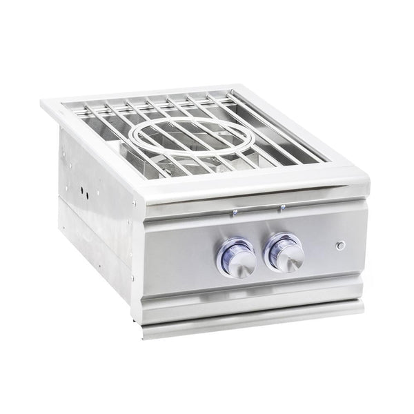 Summerset TRL Built-In Natural Gas Power Burner W/ Wok Ring & Stainless Steel Lid (TRLPB2-NG) Home Outlet Direct 