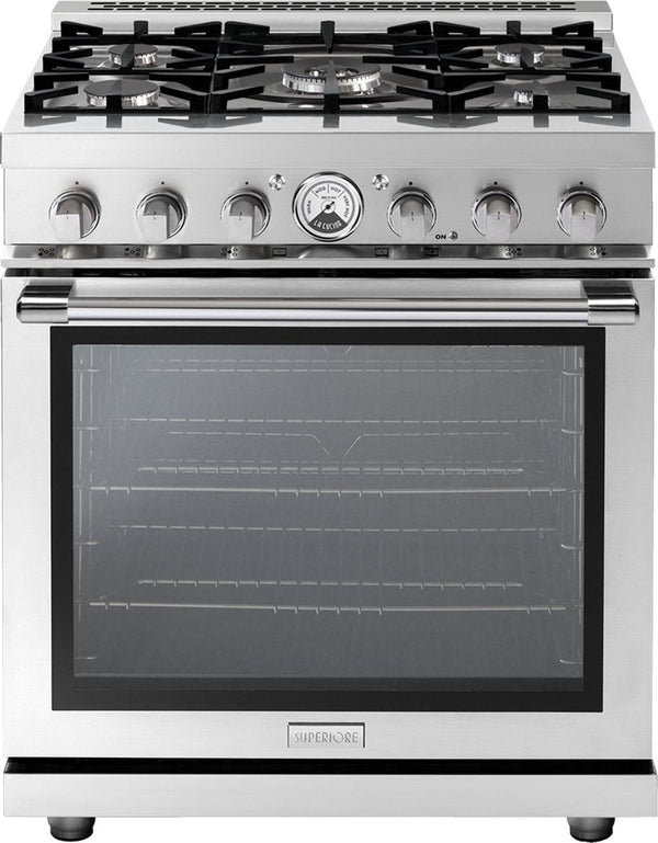 Superiore La Cucina 30" Gas Freestanding Range in Stainless Steel (RL301GPS_S_) Ranges Superiore 