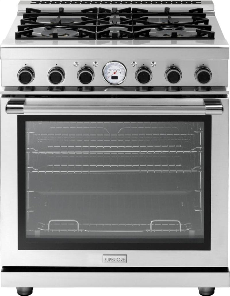 Superiore Next 30" Dual Fuel Freestanding Range in Stainless Steel (RN301SPS_S_) Ranges Superiore 