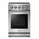 Thor Kitchen 2-Piece Appliance Package - 24" Electric Range and Under Cabinet Hood in Stainless Steel Appliance Package Thor Kitchen 