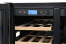 Thor Kitchen 24" 21-Bottles and 95-Cans Indoor Independent Dual Zone Wine Beverage Center (TBC2401DI) Wine Coolers Thor Kitchen 
