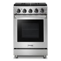 Thor Kitchen 24-Inch Natural Gas Range with 3.7 cu. ft. Oven and 4 Cooktop Burners in Stainless Steel (LRG2401U)