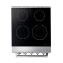 Thor Kitchen 24" 3.73 cu. ft. Oven Electric Range in Stainless Steel (HRE2401) Ranges Thor Kitchen 