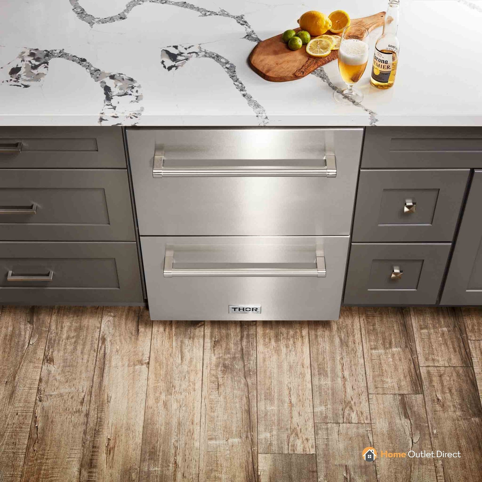 Thor Kitchen 24" Undercounter Drawer Refrigerator (TRF2401U)